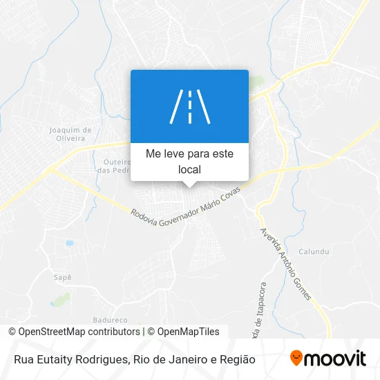 Rua Eutaity Rodrigues mapa