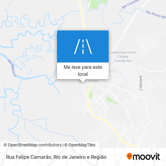 Rua Felipe Camarão mapa