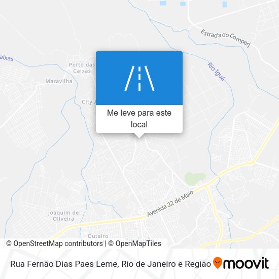 Rua Fernão Dias Paes Leme mapa
