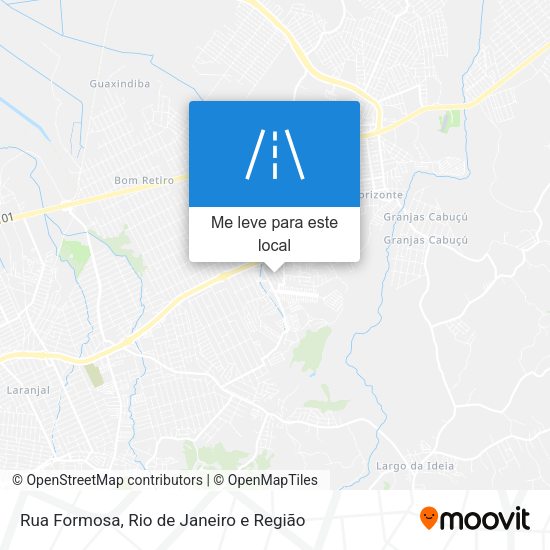 Rua Formosa mapa
