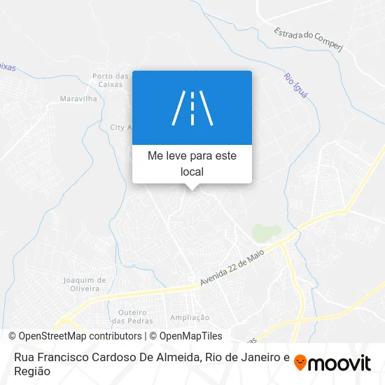 Rua Francisco Cardoso De Almeida mapa