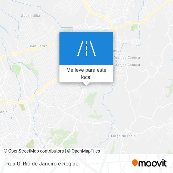 Rua G mapa