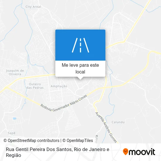 Rua Gentil Pereira Dos Santos mapa