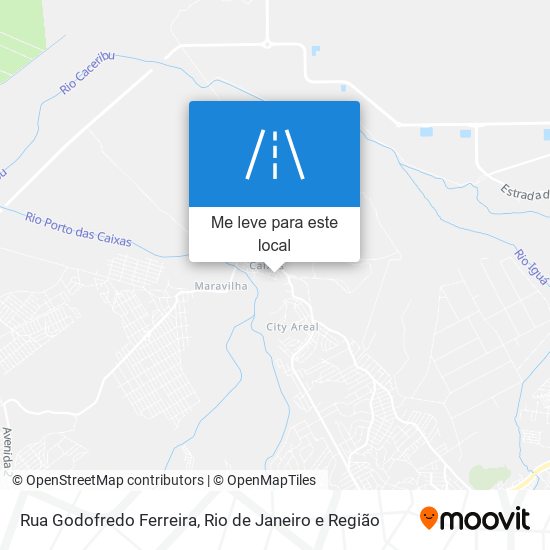 Rua Godofredo Ferreira mapa