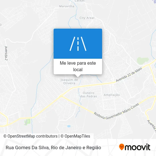 Rua Gomes Da Silva mapa