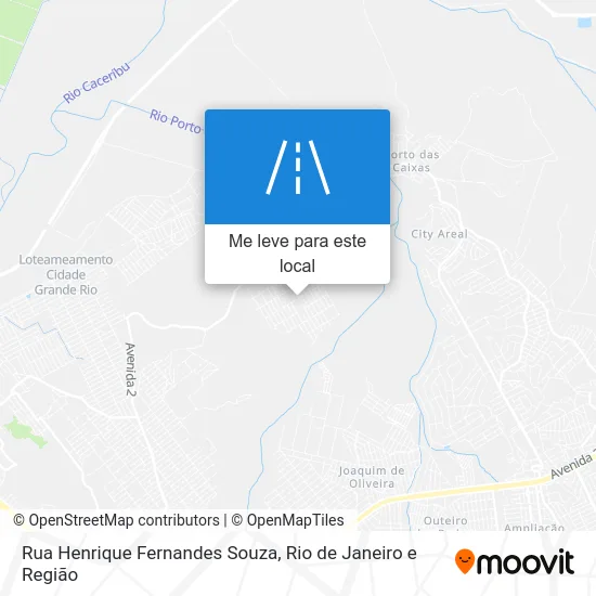 Rua Henrique Fernandes Souza mapa