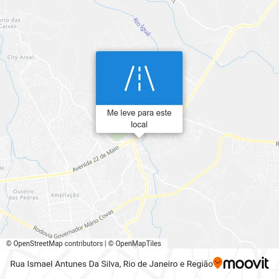 Rua Ismael Antunes Da Silva mapa
