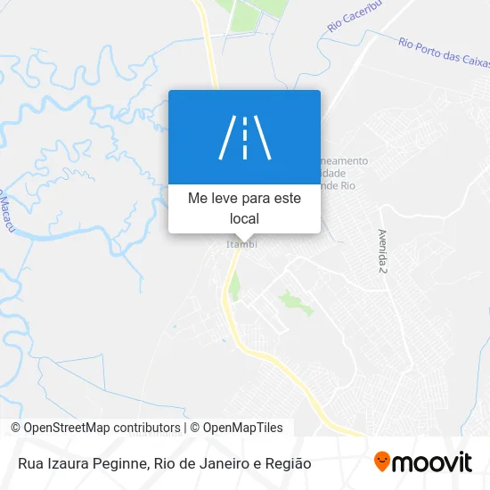 Rua Izaura Peginne mapa
