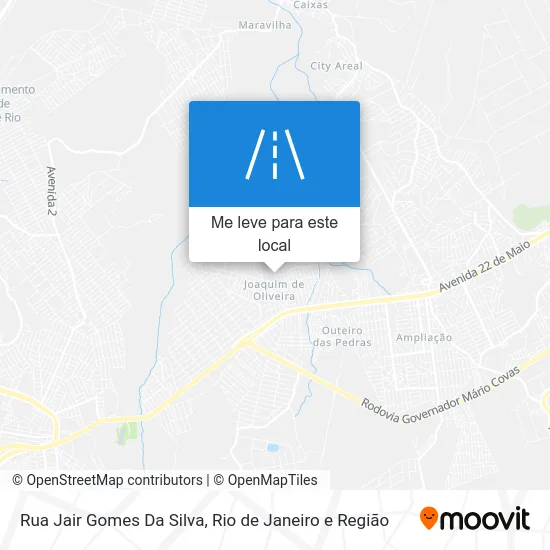 Rua Jair Gomes Da Silva mapa