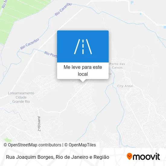Rua Joaquim Borges mapa