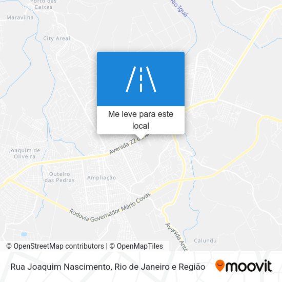 Rua Joaquim Nascimento mapa