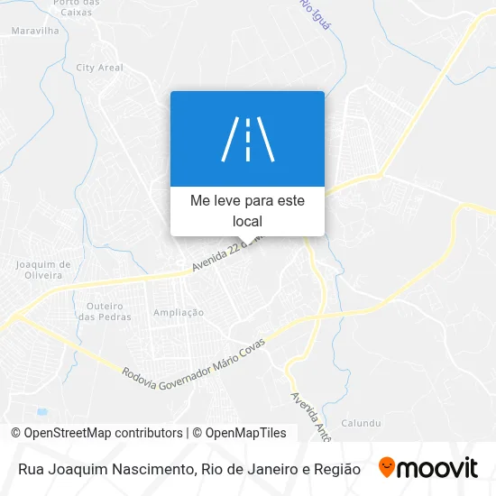 Rua Joaquim Nascimento mapa