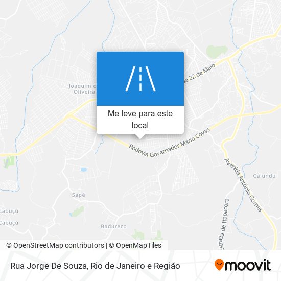 Rua Jorge De Souza mapa