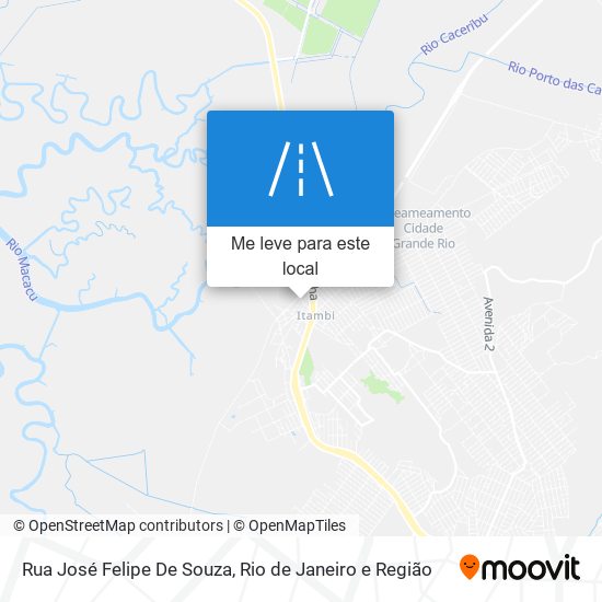 Rua José Felipe De Souza mapa