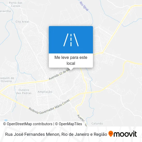 Rua José Fernandes Menon mapa