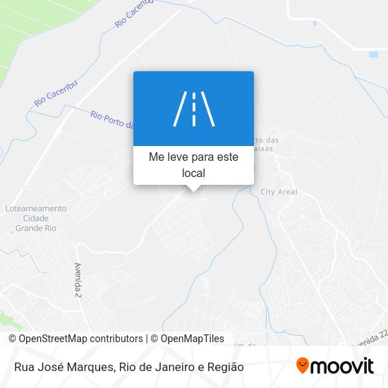 Rua José Marques mapa