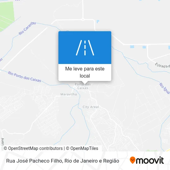 Rua José Pacheco Filho mapa