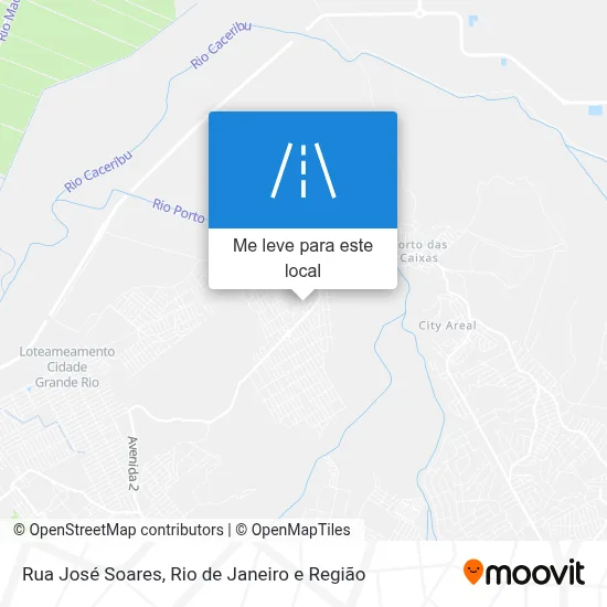 Rua José Soares mapa