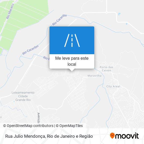 Rua Julio Mendonça mapa