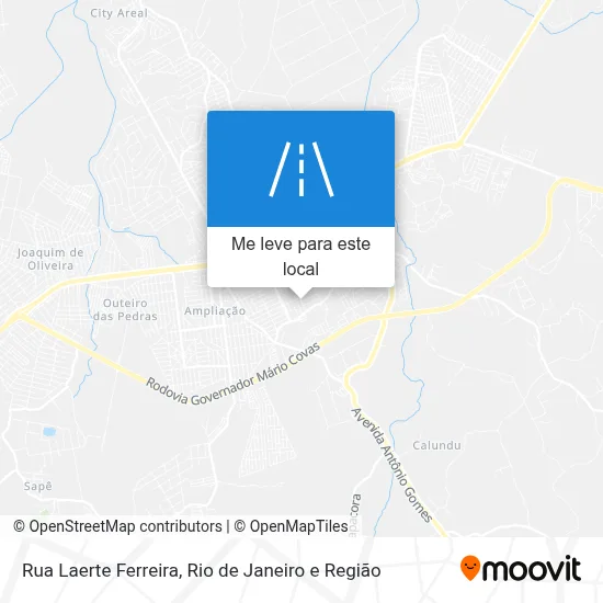 Rua Laerte Ferreira mapa