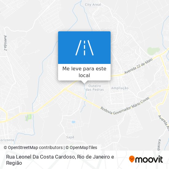 Rua Leonel Da Costa Cardoso mapa