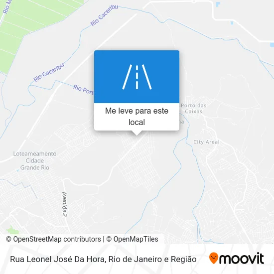 Rua Leonel José Da Hora mapa