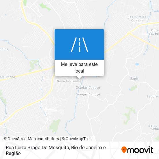 Rua Luíza Braga De Mesquita mapa