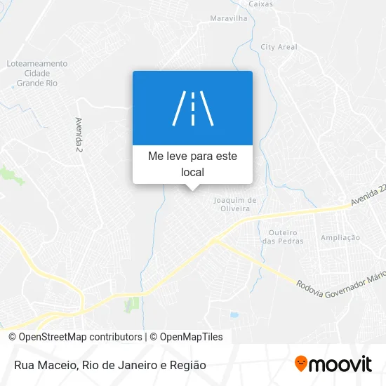 Rua Maceio mapa