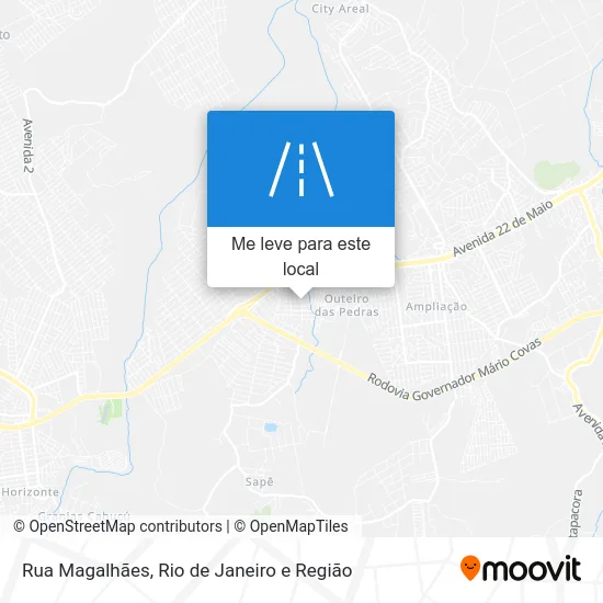 Rua Magalhães mapa