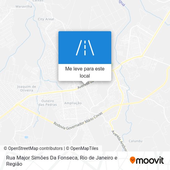 Rua Major Simões Da Fonseca mapa