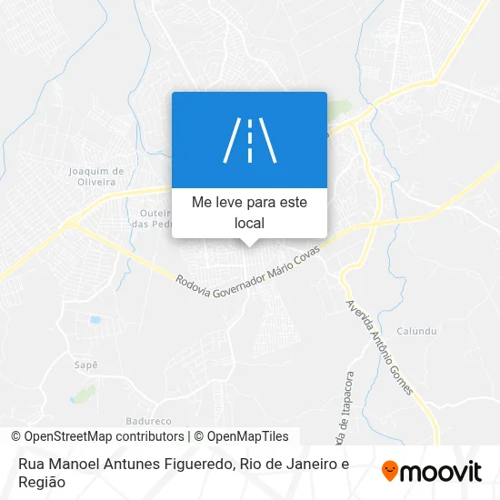 Rua Manoel Antunes Figueredo mapa