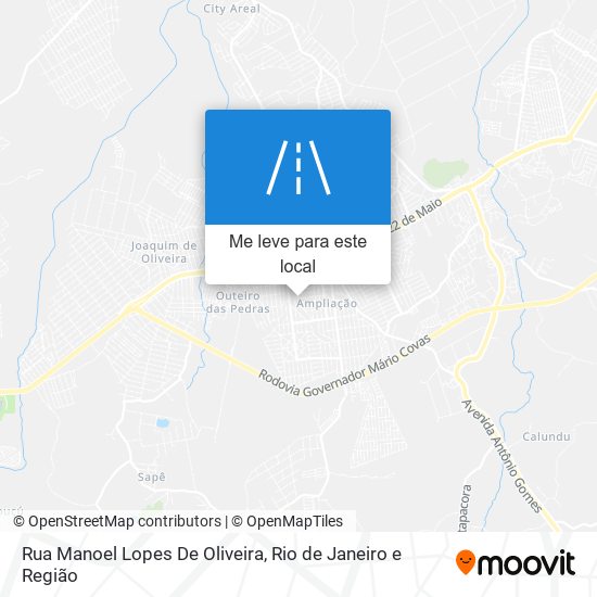 Rua Manoel Lopes De Oliveira mapa