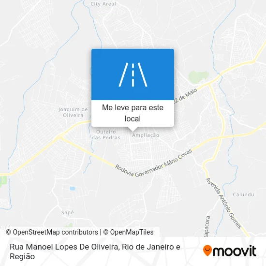 Rua Manoel Lopes De Oliveira mapa