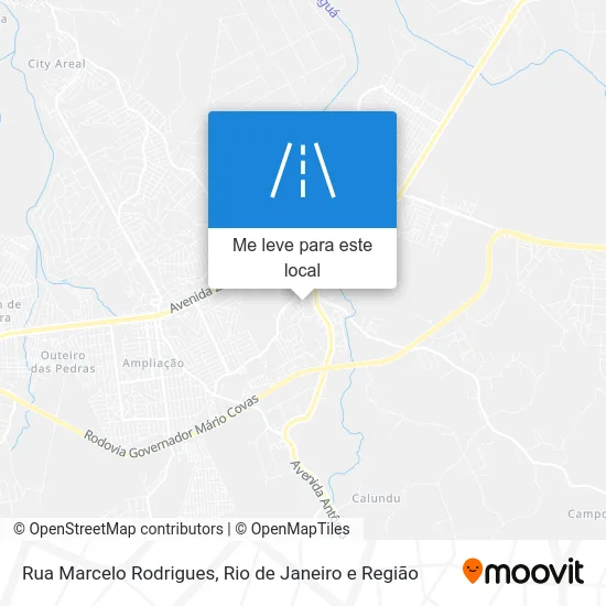 Rua Marcelo Rodrigues mapa