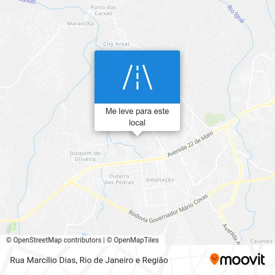 Rua Marcílio Dias mapa