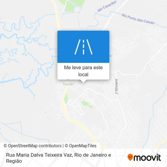 Rua Maria Dalva Teixeira Vaz mapa