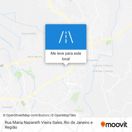 Rua Maria Nazareth Vieira Sales mapa
