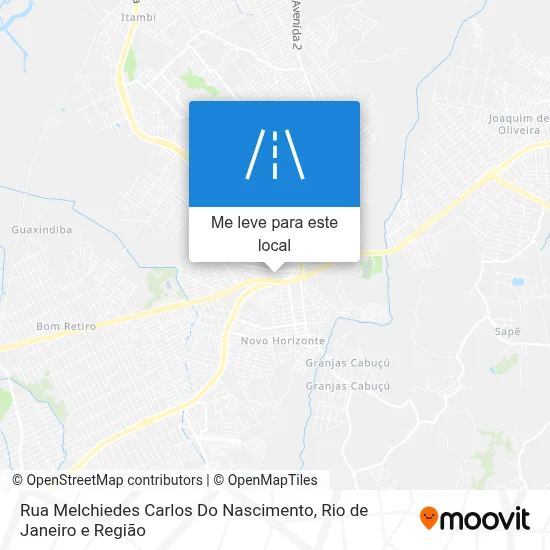 Rua Melchiedes Carlos Do Nascimento mapa