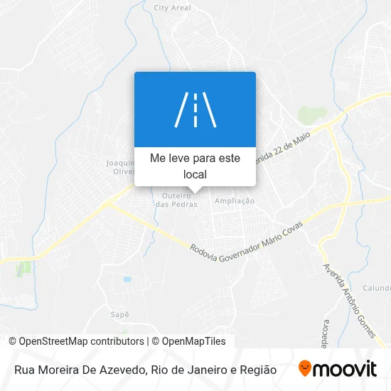 Rua Moreira De Azevedo mapa
