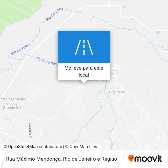 Rua Máximo Mendonça mapa