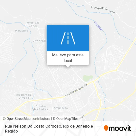 Rua Nelson Da Costa Cardoso mapa