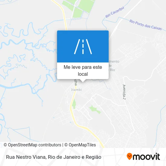 Rua Nestro Viana mapa