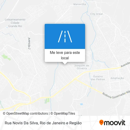 Rua Novis Da Silva mapa