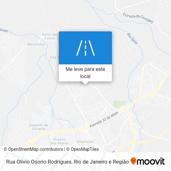 Rua Olivio Osorio Rodrigues mapa