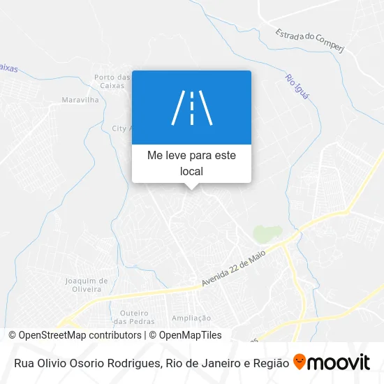 Rua Olivio Osorio Rodrigues mapa