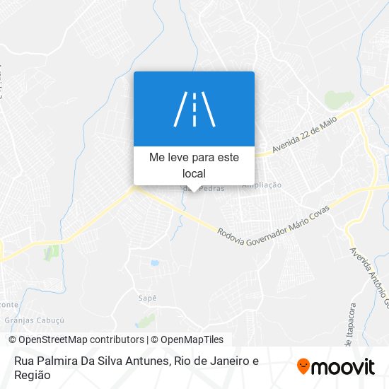 Rua Palmira Da Silva Antunes mapa