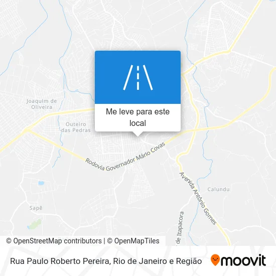 Rua Paulo Roberto Pereira mapa