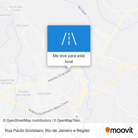 Rua Paulo Scotelaro mapa