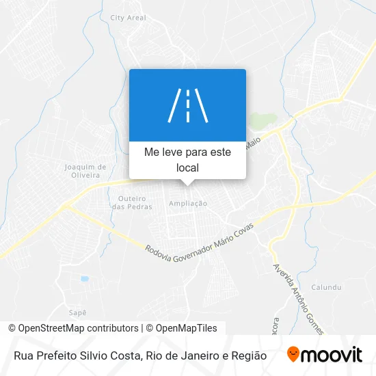 Rua Prefeito Silvio Costa mapa