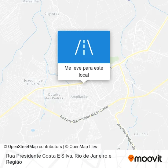 Rua Presidente Costa E Silva mapa